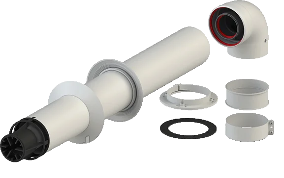 Коаксиальный дымоход Protherm 60/100 PP (1,0 м) для Гепард Condens MKO, MKV (0010031041)