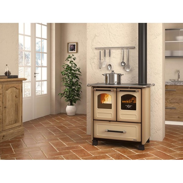 Дровяная кухонная плита La Nordica FAMILY 3,5 Капучино