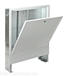 Шкаф для коллектора ШРВ-4(894х122х670) (встроенный)