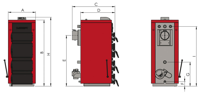 Твердотопливный котел Elektromet EKO-KWW Strong 28